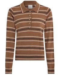 Varley - Mayra Stripe Knit Polo - Lyst