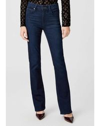 PAIGE - Manhattan Bootcut High Rise Jean - Lyst