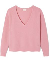 American Vintage - Damsville V Neck Knit Jumper - Lyst