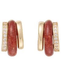 Roxanne Assoulin - Stone Huggie Earrings - Lyst