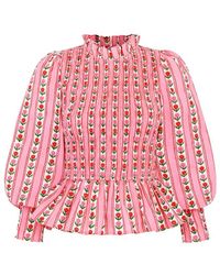 Pink City Prints - Isabel Organic Cotton Smock Top - Lyst