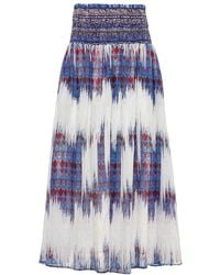 Devotion - Saffron Midi Skirt - Lyst