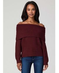 PAIGE - Mazzi Off Shoulder Pullover - Lyst