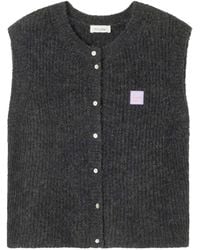 American Vintage - East Sleeveless Cardigan - Lyst