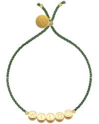 Sorbet Island - Round Letter Bracelet - Lyst