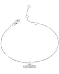 Rachel Jackson - Twisted T Bar Chain Bracelet - Lyst