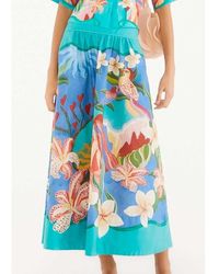 FARM Rio - Garden Of Life Midi Skirt - Lyst