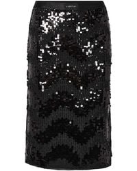 Haute L'Amitié - Mirror Sequin Pencil Skirt - Lyst