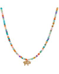 Anna Beck - Frida Beaded Elephant Necklace - Lyst