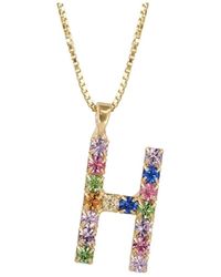 Caroline Svedbom - Initial H Letter Necklace - Lyst