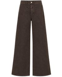 PAIGE - Anessa High Rise 31" Wide Leg Jeans - Lyst