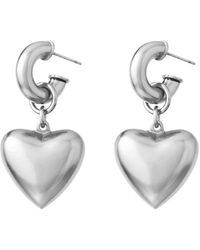 Roxanne Assoulin - Heart & Soul Puffy Earrings - Lyst