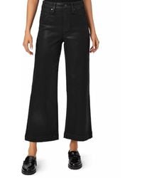 PAIGE - Anessa High Rise Wide Leg Luxe Coated Jean - Lyst