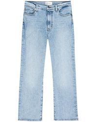 FRAME - Le Sleek Straight High Rise Jeans - Lyst