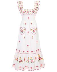 Pink City Prints - Pippa Organic Cotton Dress - Lyst