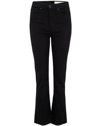 black bell bottoms jeans
