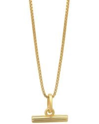 Rachel Jackson - Mini T-Bar Necklace - Lyst