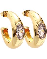 By Alona - Belle Hoop Earrings - Lyst