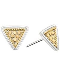 Anna Beck - Triangle Stud Earrings - Lyst