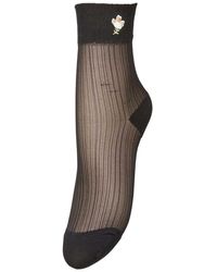 Becksöndergaard - Floral Sheer Sock - Lyst