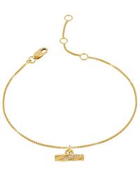 Rachel Jackson - Twisted T Bar Chain Bracelet - Lyst