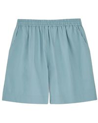 SKALL - Edgar Cotton Poplin Shorts - Lyst
