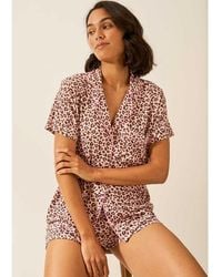 Stripe & Stare - Bedshort Pyjama Set - Lyst