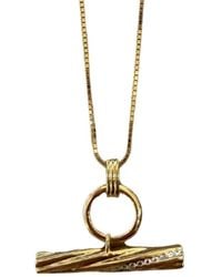 Rachel Jackson - Twisted T Bar Necklace - Lyst