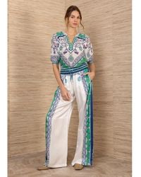 Hale Bob - Chain And Rope Printed Trousers - Lyst