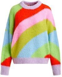 Essentiel Antwerp - Jolor Intarsia Knit Striped Sweater - Lyst