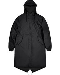 Rains - Waterproof Fishtail Parka Jacket - Lyst