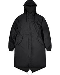 Rains - Waterproof Fishtail Parka Jacket - Lyst