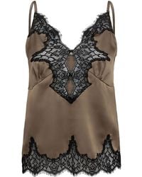 Haute L'Amitié - Vivian Lingerie Lace Camisole Top - Lyst