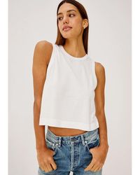 Rails - Boxy Cotton Tank - Lyst
