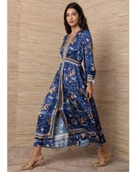 Hale Bob - Celestial Print Maxi Dress - Lyst