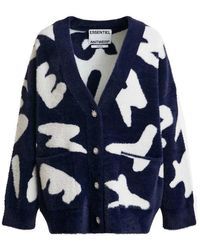 Essentiel Antwerp - Jarden Letters Cardigan - Lyst