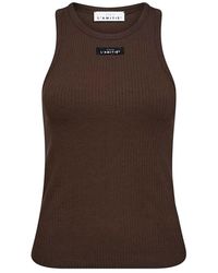Haute L'Amitié - Rib Badge Tank Top - Lyst