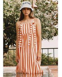 The Tiny Big Sister - Striped Bows Dress - Lyst