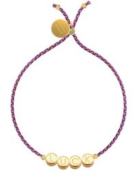 Sorbet Island - Round Letter Bracelet - Lyst