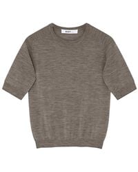 Day Birger et Mikkelsen - Carolina Merino Wool Round Neck Knitted T-Shirt - Lyst