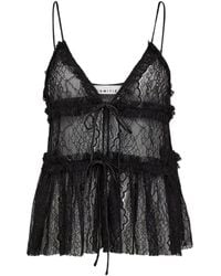 Haute L'Amitié - New Lace Tie Top - Lyst