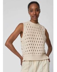 Stella Nova - Cotton Stitch Crochet Vest - Lyst