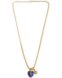 Roxanne Assoulin - Mini Semi Heart Charm Necklace - Lyst