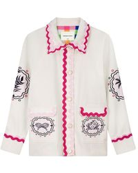 FABIENNE CHAPOT - Melodie Embroidered Cotton Jacket - Lyst