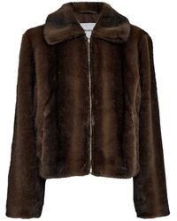 Minus - Mspanoma Faux Fur Jacket - Lyst