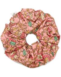 Becksöndergaard - Asflora Cotton Scrunchie - Lyst