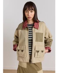 Damson Madder - Marcelle Barn Reversible Jacket - Lyst