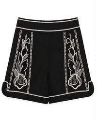 Scarlett Poppies - Yuvrel Embroidered Shorts - Lyst