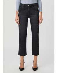 PAIGE - Mason Straight Mid-Rise Ankle Jean - Lyst
