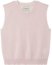 Jumper 1234 - Distressed Cashmere Tank - Lyst